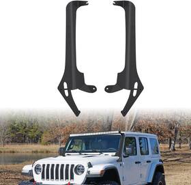 Nilight 751433166640 Windshield Frame Mounting Bracket For 52inch Led Light Bar Wrang