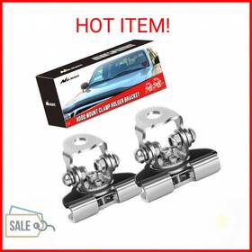Nilight 781111636691 Led Light Bar Mounting Bracket 2pcs Universal Adjustable Pillar Hood Wor