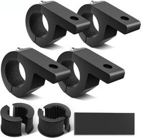 90028d Nilight 812227032029 - 4pcs Led Light Bar Horizontal Clamp Mounting Kit Fit On 0.7