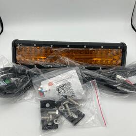 Nilight 812227035082 Led Light Bar 12 Inch Amber 300w Spot Flood Combo Waterproof Triple Rows