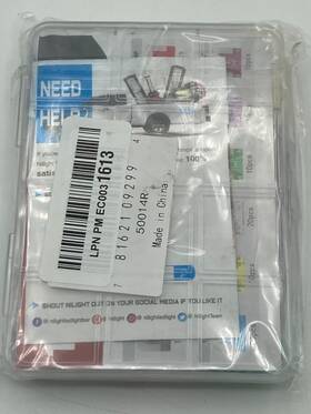 Nilight 812227038984 140pcs Low Profile Mini Blade Fuse Assortment Fuses