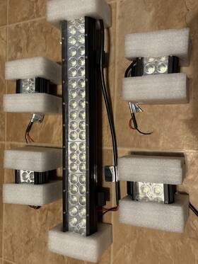 126w Nilight 840323925099 20in Double Row Spot Flood Led Light Bar Kit 4pcs 4 Inch 18w Pod