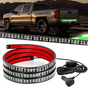 Nilight 840323943499 48 Inch Truck Tailgate Light Strip Tail Double Row 288 Led Green White