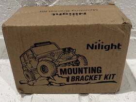 90020 Nilight Horizontal Bar Clamp Mounting Bracket Kit For Off-road Led Light 4wd