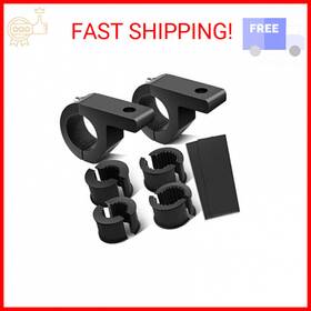 90027b Nilight - 2pcs Led Light Bar Horizontal Clamp Mounting Kit Fit On 0.7