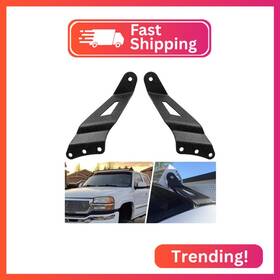90030b Nilight 2pcs 50 Inch Curved Led Light Bar Bracket At Upper Windshield Roof Ca