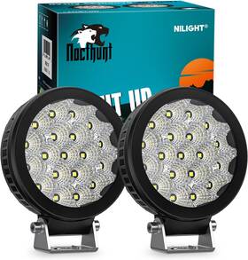 Fn2110f Nilight Led Light Pods 2pcs 4inch 19led Flood Beam 9led