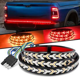 Tl-326 Nilight Truck Tailgate Light Strip 48inch Arrow 432 Led With Amber Turn Signals