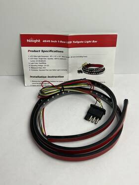 Tr-11 Nilight Truck Tailgate Light Strip 48 Inch Single Row 90 Led With Red Running