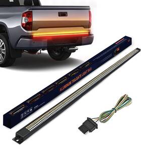 Tr-122-a Nilight Truck Tailgate Light Strip 60 Inch Aluminum Frame Triple Row 1200 Led