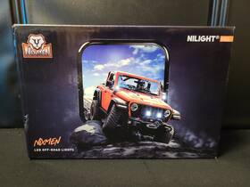 W0312 Nilight 2pcs 12w Led Work Light Bar 3inch Flood Beam Driving Lamps For Jeep Atv