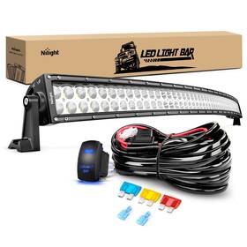 Zh122 Nilight 54 Inch 312w Curved Spot Flood Combo Led Light Bar Off Road