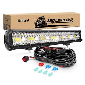 Zh409 Nilight 20 Inch 420w Triple Row Flood Spot Combo 42000lm Led Light Bar