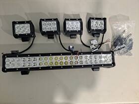 Zh701 Nilight Led Light Bar 7d 22inch 150w Spot Flood Combo Beam Amber White