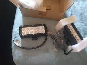 Zh802 Nilight Led Light Bar 2pcs 6.5inch Triple Row Spot Flood Combo Lights With Wiring