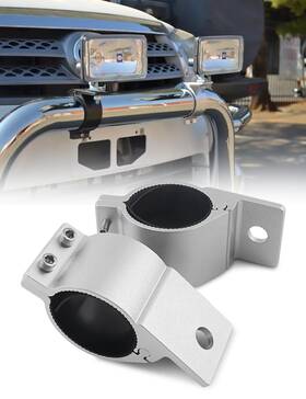 2in-tc-silver Northyun 2inch Led Tube Clamp Mounting Brackets Roll Bar Mounts For 2 Inch Silver