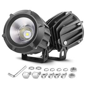 Nr0906 Nr Nirider Led Driving Lights 2pcs 50w Round 3.5 Inch Motorcycle Fog Spot Fl