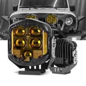 Offroad Gamers 718387610155 7 Inch Round Lights 1pc 95w 10800lm Led Driving Light