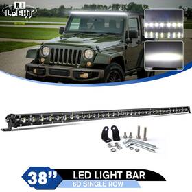 9610zhnfs6i7547457 Offroadledtrucklight 6d 38 Inch Led Light Bar Spot Flood Combo Offroad Jeep Wrangler Suv Truck Boat