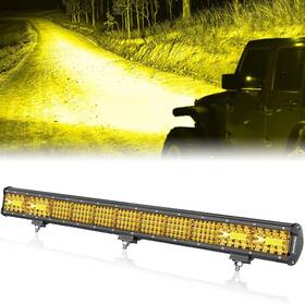 708376 Offroadtown Amber Led Light Bar 30 Inch 496w Offroad Driving Spot Flood Combo