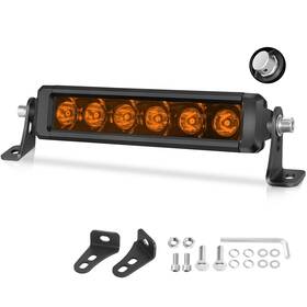 D20064a Offroadtown 8 Inch Led Light Bar 60w Amber Spot Flood Combo For Atv Utv Truck Suv