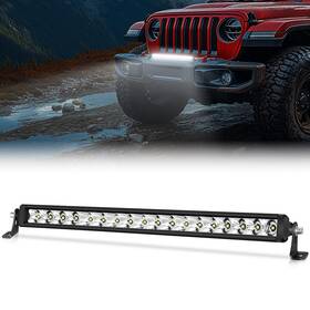 Otl600020 Offroadtown 20 Inch Single Row Led Light Bar 126w Spot Flood White
