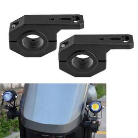 Oginodaisukeusa 326139161593 Led Headlight Tube Light Bracket Clamp Mount Kit Anti-collision Holder 2pcs Usa
