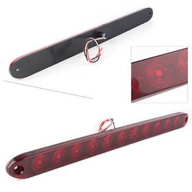 Oginodaisukeusa 550714756255 For Truck Trailer 15 Inch 11 Led Third Stop Light Brake Lamp Taillight Red Lens
