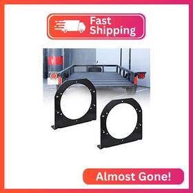 Online Led Store 8542100423 True Mods 2pc 4 Inch Round Tail Light Mounting Bracket L Shaped