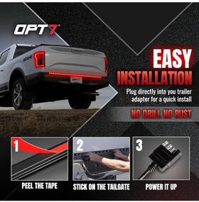 Tailgate-parlux-single-60-bx Opt7 Lighting 60 Inch Redline Parlux Single Row Tailgate Led With Quick Connect Nib