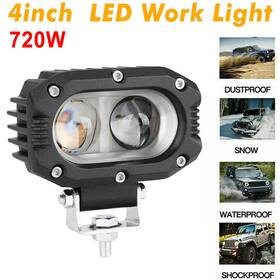 Paddsun 774049517873 4 Inch 720w Led Work Light Bar Spot Pod Fog Driving Lamp Offroad Atv Suv 12v
