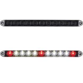 Gtcv-0536595251 Partsam 2pcs 15 Inch Led Trailer Light Bar Smoked Red 3 Id With Reverse Whi