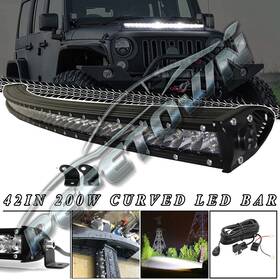 Pefetown 42inch 44inch Slim 42ftft Inch Led Light Bar Combo Offroad Car Suv Atv 4wd Ute Truck Bumper 12v