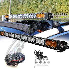 Pefetown 43 240w Led Work Light Bar Inch 10w Leds 4x4 Heavy Duty Offroad Truck Pickup 4wd 12v