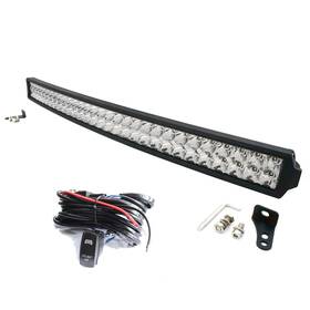 Pefetown 52 500w Curved Double Row 52inch Led Work Light Bar Flood Spot Combo Driving Offroad Suv