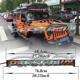 Pefetown 619191263455 27 Inch 150w Led Work Light Bar 10w Leds Combo Offroad Suv Atv Ute 4wd Lamp 12v