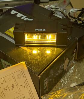 22-07206 Piaa Dkrf108x Dkrf68x Rf Series Rf6 Led 6 Inch Yellow Fog Lamp Light Bar Kit -