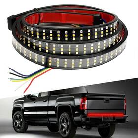 Premiertek 813538016203 60 Inch 3 Row 432 Led Strip Tailgate Light Bar Truck Reverse Brake Signal Tail Lamp