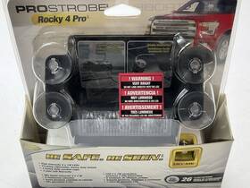12-24v Prostrobe 70755 Pro Strobe Lights Rocky 4 White 26 Flash Patterns