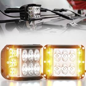 Pseqt 797439029817 Pse Quart Led Light Pods Side Shooter Offroad Dual Strobe Emergency War