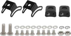 Qiiludcxiaqyzvw923 Qiilu Off Road Light Bar Bracket Mounting Base 2 Set Black Normal