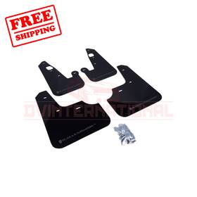 Mf8-ur-blk Rally Armor Mf8-ur-blk/gry Ur Black Mud Flap With Grey Logo For 07-16 Mitsubishi Lancer Es De Gts