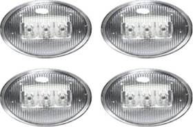 264132cl Recon Led Fender Lights 1999-2008 Ford Super Duty 4-piece Set - Cl
