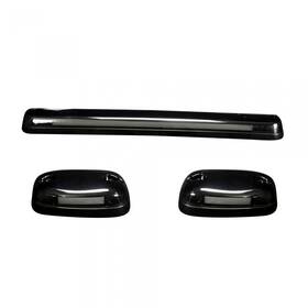 Mlx-rec264156bkhp-cl360a51 Recon Truck Accessories Cab Roof Lights For Gmc Sierra 1500 2007-2013 Smoked Lens Amber