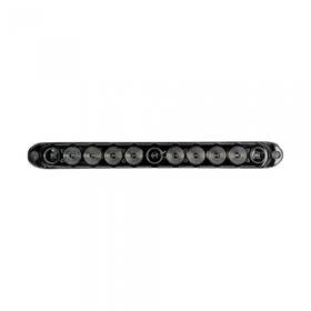 Mlx-rec26418bkw-cl360a50 Recon Truck Accessories Tailgate Light Bar Mini With Led Smoked Lens Turn Signal 15 Inch Red