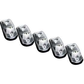 Mlx-rec264342whcl-cl360a50 Recon Truck Accessories Cab Roof Lights For Ford F-350/f-250/f-450/f-550 2017-2022 5 Piece Set