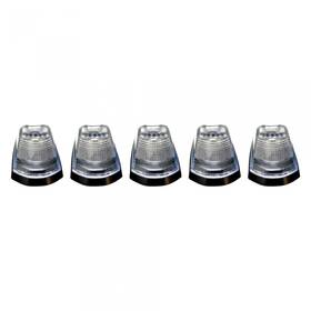 Mlx-rec264343whcl-cl360a50 Recon Truck Accessories Cab Roof Lights For Ford F-450/f-250/f-350/f-550 2017-2022 5 Piece Set