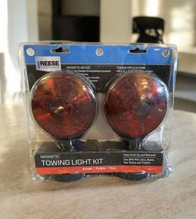 Reese Towpower 042899880141 Magnetic Towing Light Kit Stop Turn Tail New