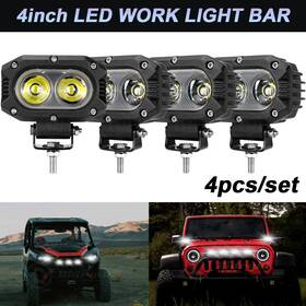 Autgzd02 Ridroid 4inch Led Work Light Bar Spot Flood Lamp Truck Offroad 4x4 Atv Utv Suv Fog