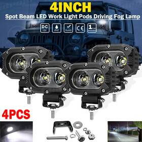 Gzd00002-4 Ridroid 4x 4inch 19200lm Led Work Light Bar Spot Pod Offroad Fog Driving Lamp Atv Truck